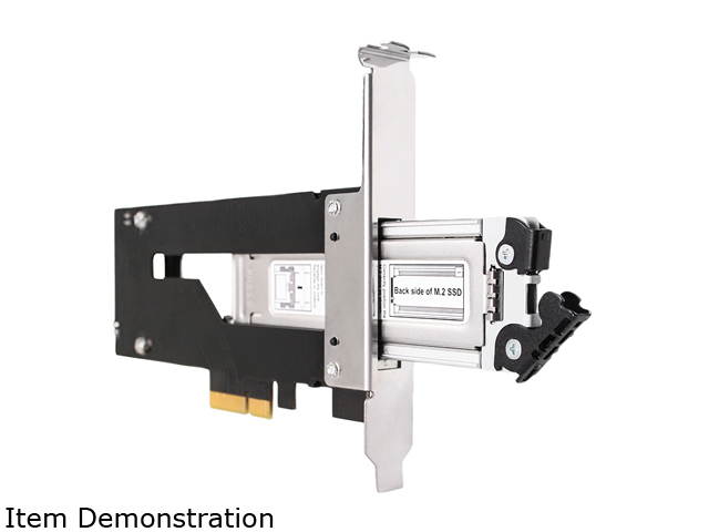 ICY DOCK ToughArmor MB840M2P-B M.2 NVMe SSD to PCIe 3.0 x4 Removable SSD Mobile Rack for PCIe Expansion Slot