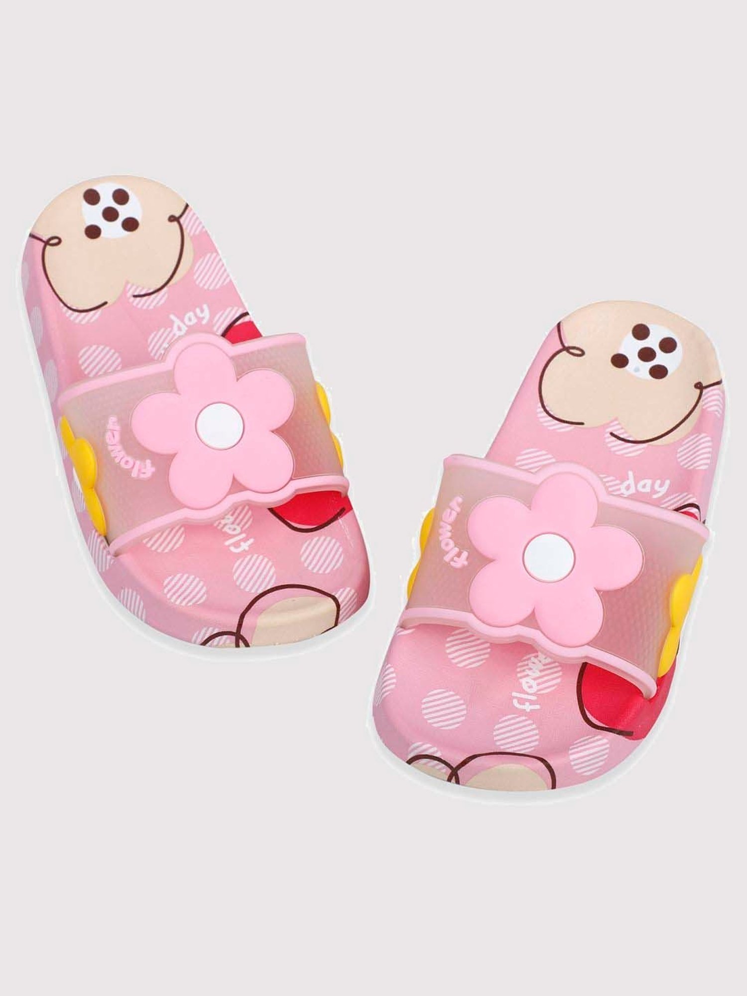 Baby Moo Girls Pink Casual Slip on