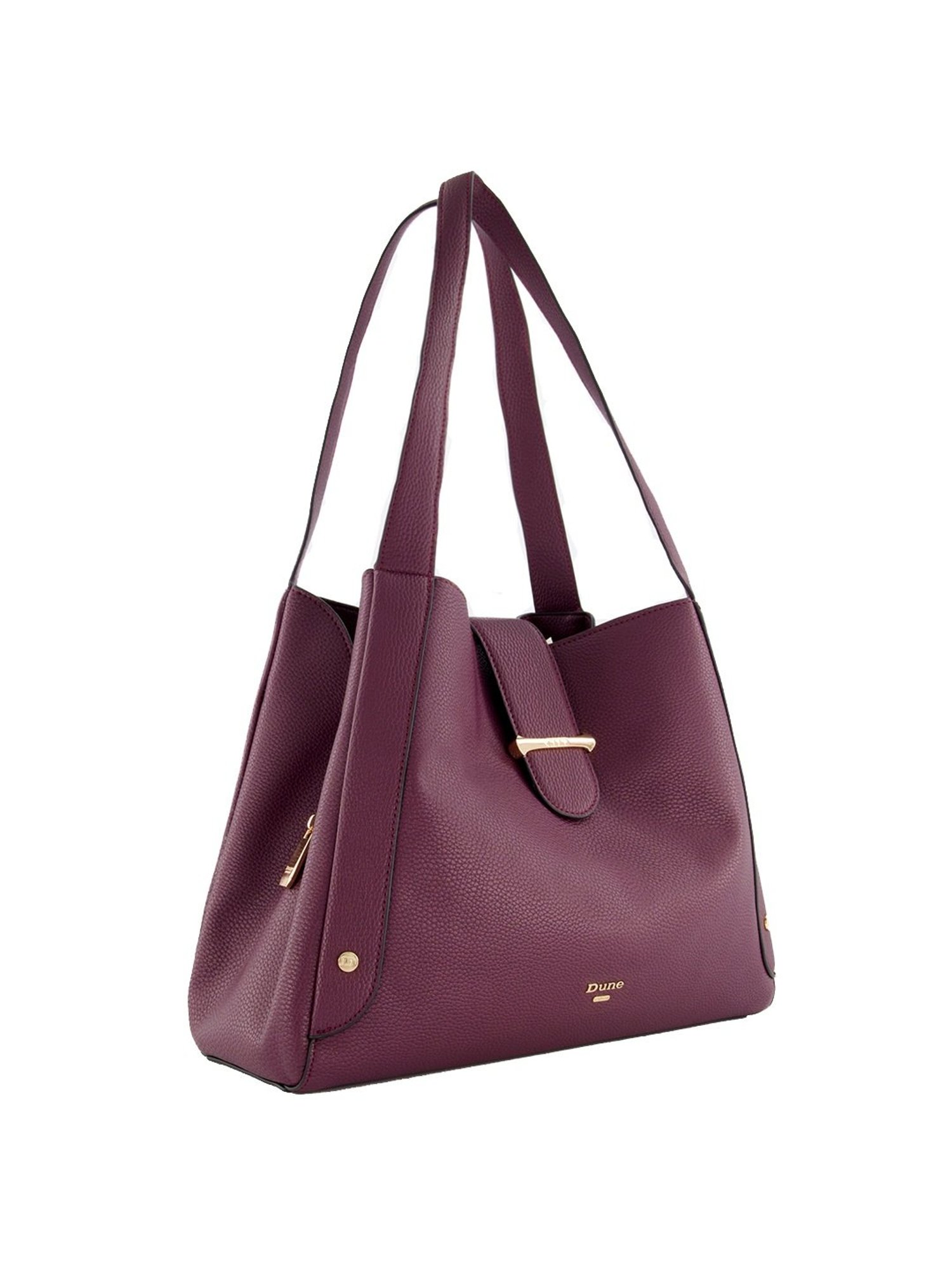 Dune London Dixen Purple Solid Medium Shoulder Handbag