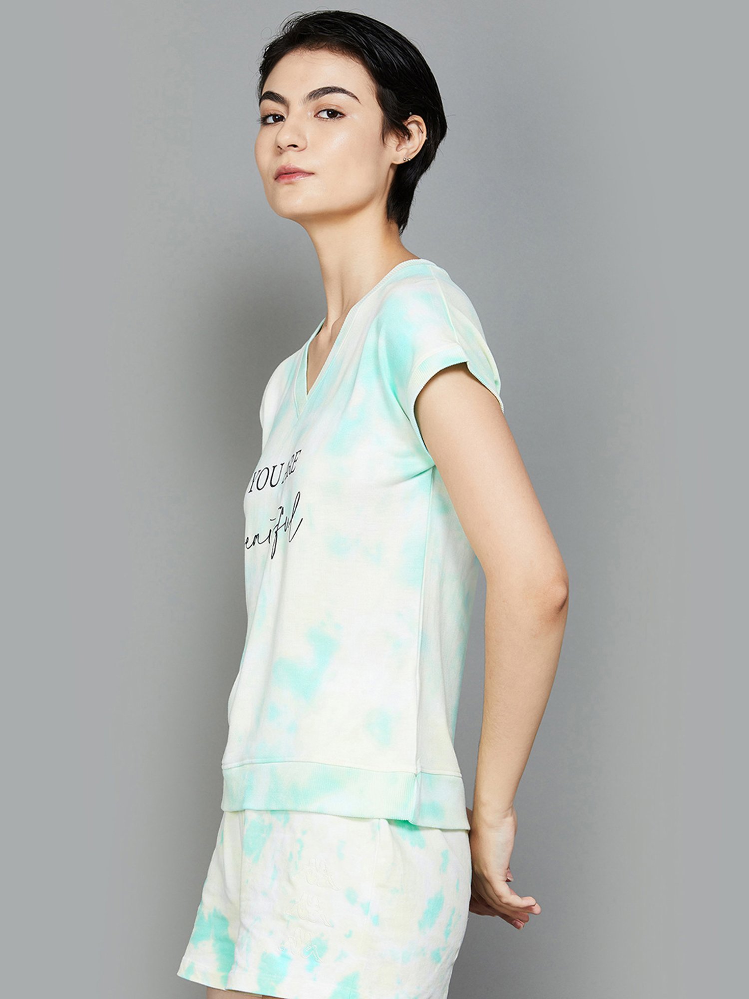 KAPPA Multicolored Printed Sports T-Shirt