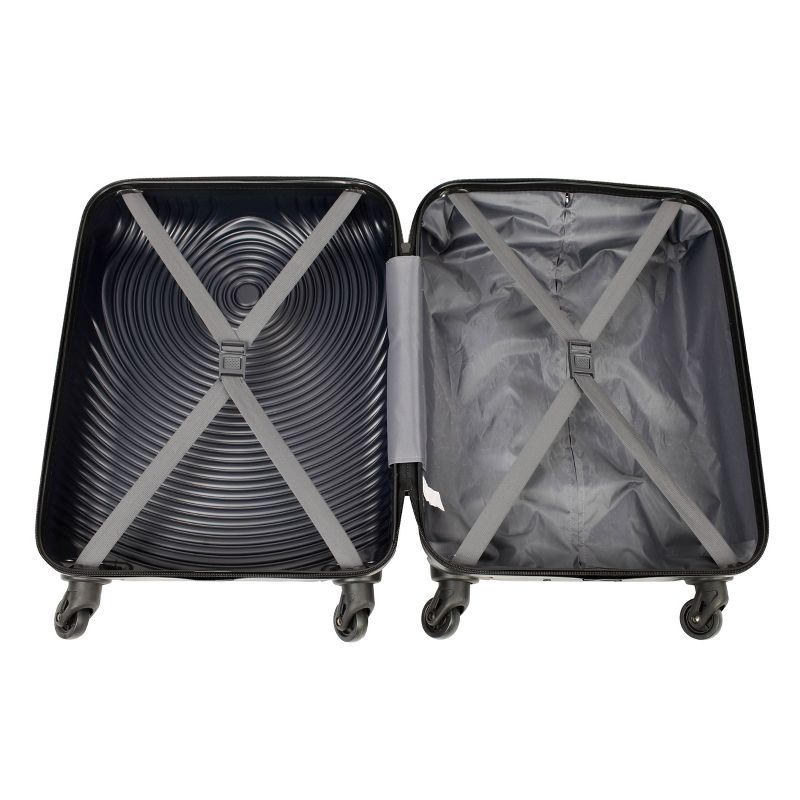 Skyline 3pc Spinner Hardside Luggage Set - Navy