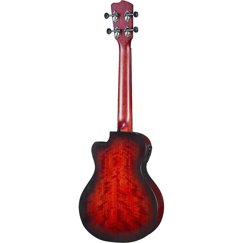 Breedlove Pursuit Exotic CE Myrtlewood Tenor Acoustic-Electric Ukulele (Mettalic) Metallic Sunset Burst