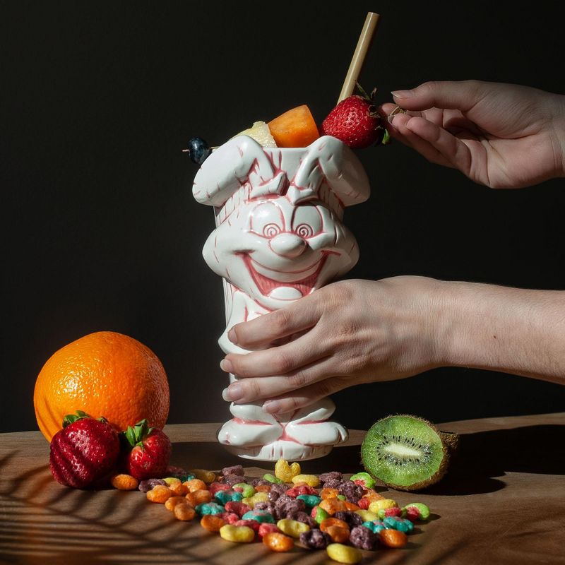 Beeline Creative Geeki Tikis General Mills 20-Ounce Ceramic Mug | Trix Rabbit