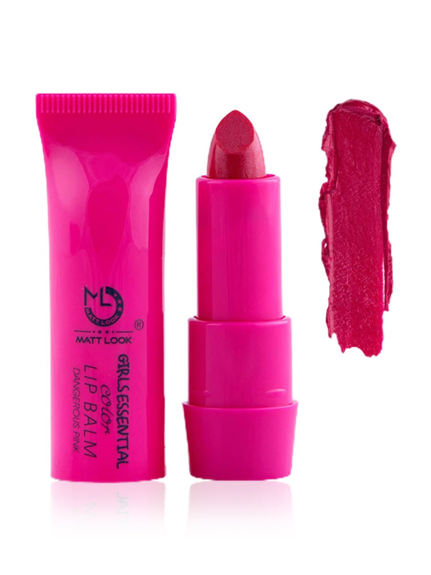 Matt Look Girls Essential Color Lip Balm Dangerous Pink - 3.5 ml