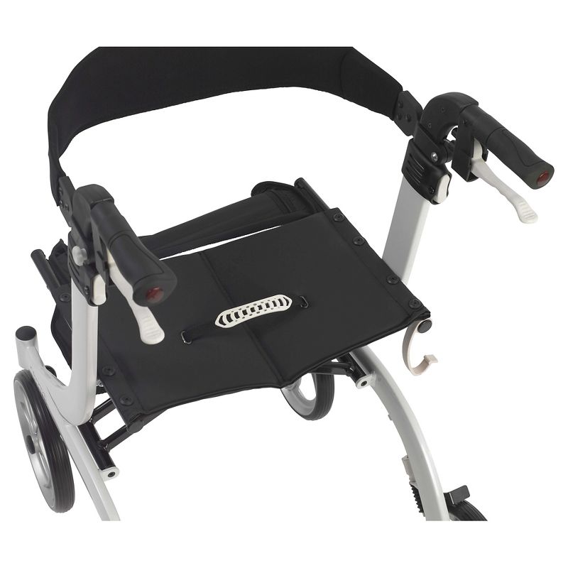 Drive Medical Nitro Euro Style Walker Rollator, White