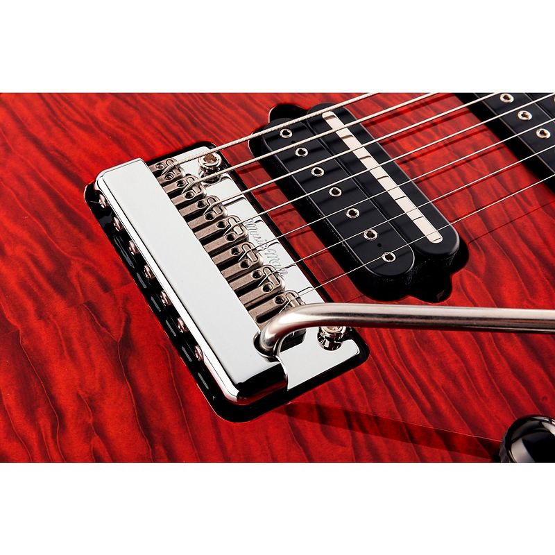 Ernie Ball Music Man John Petrucci 7 JP7 Quilt Maple Top Rosewood Fingerboard Electric Guitar Dragon's Blood