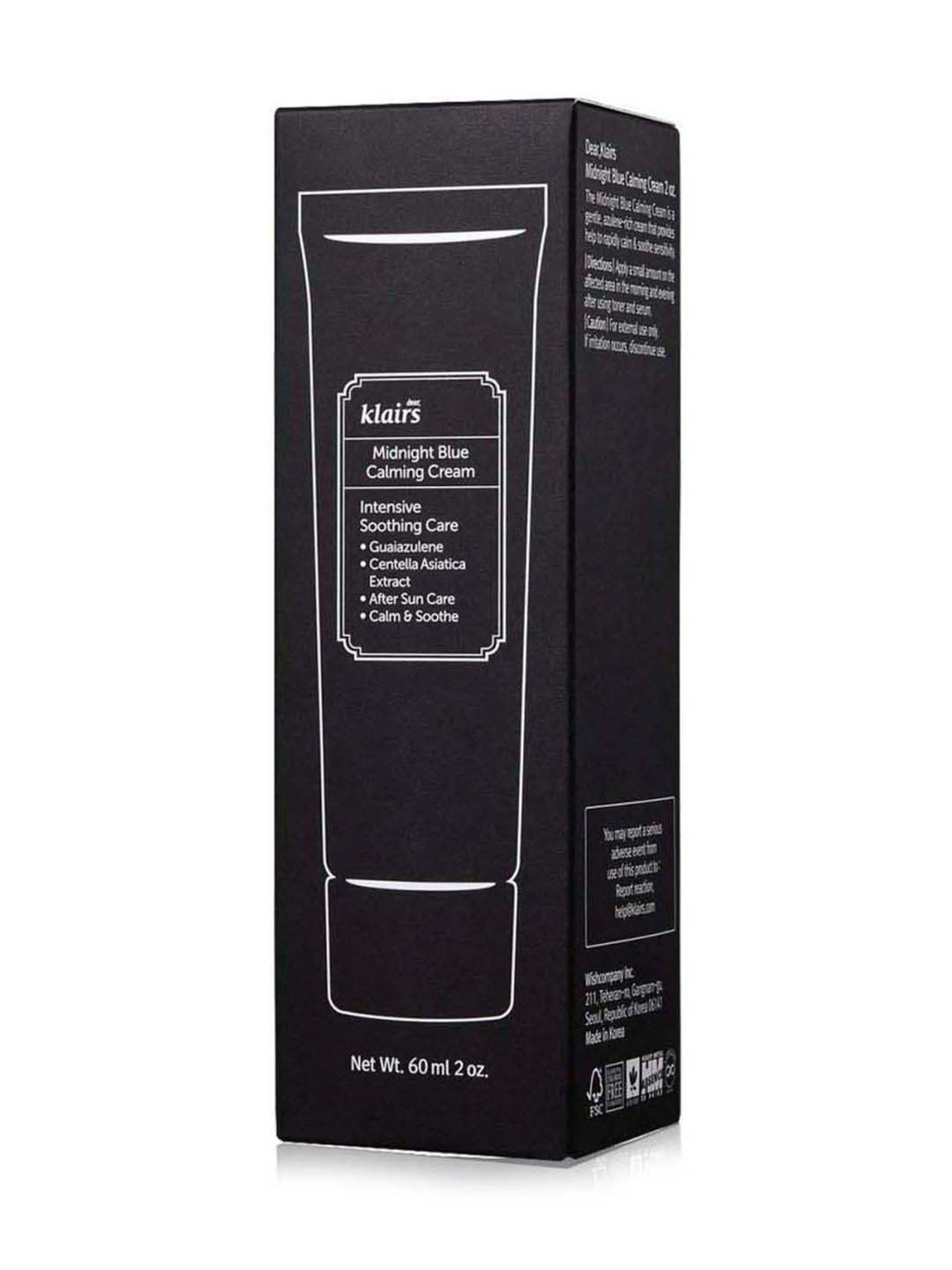 Dear Klairs Midnight Blue Calming Cream 60 ml