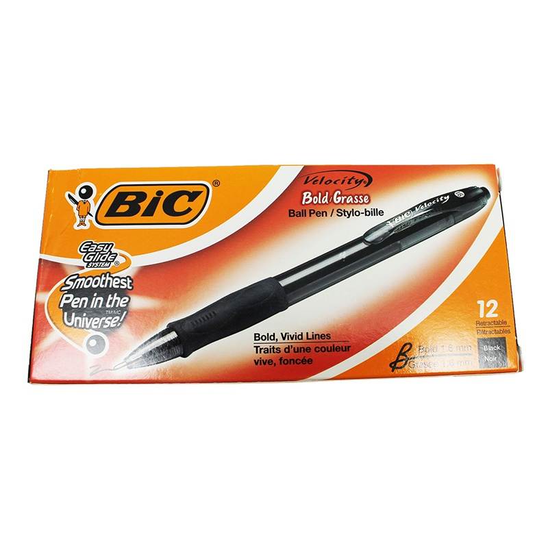 BIC AMERICA BIC (2 PK) BIC VELOCITY BOLD BLK 12 CT VLGB11BKBN