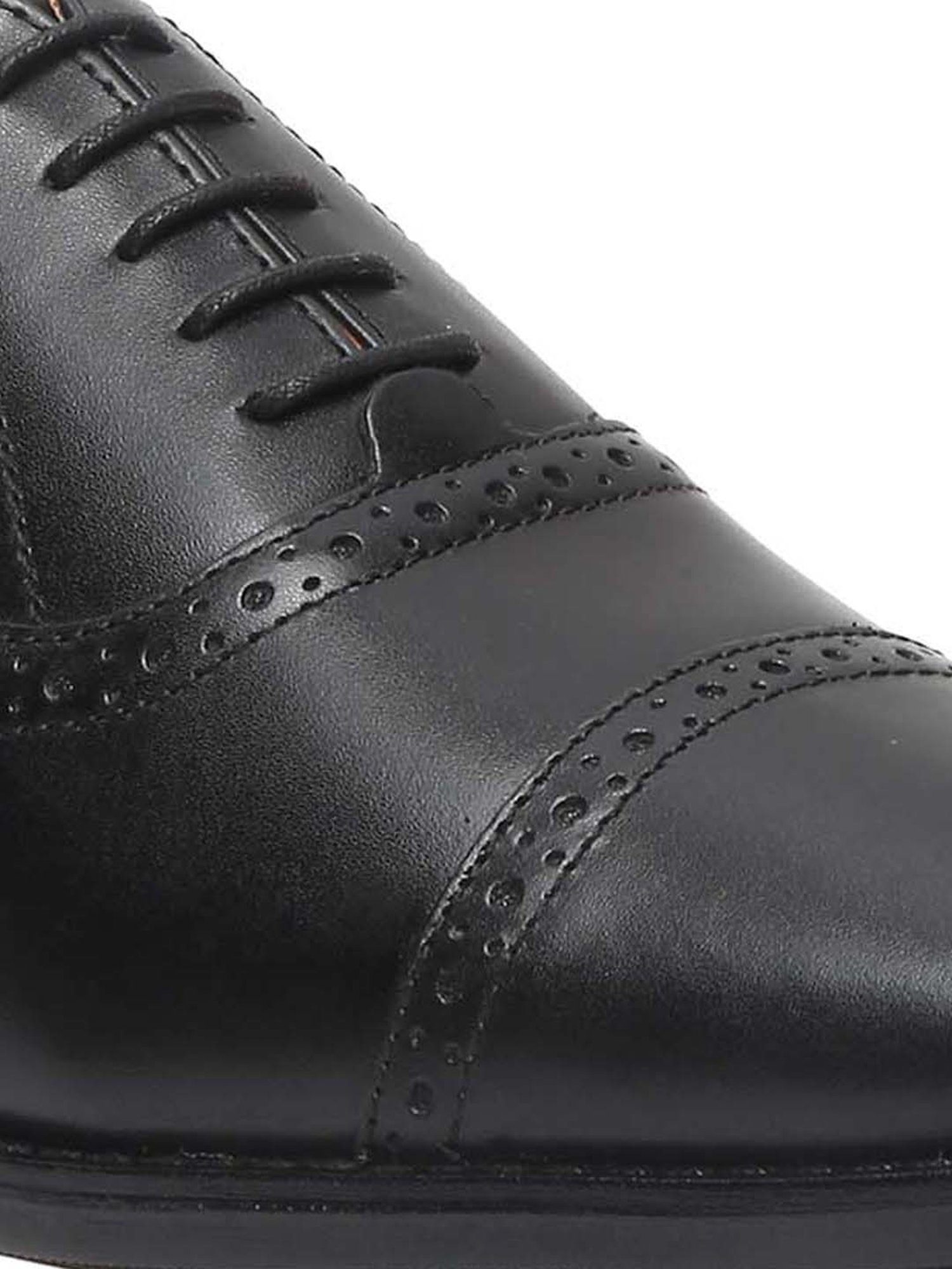 Louis Stitch Men's Black Brogue Shoes