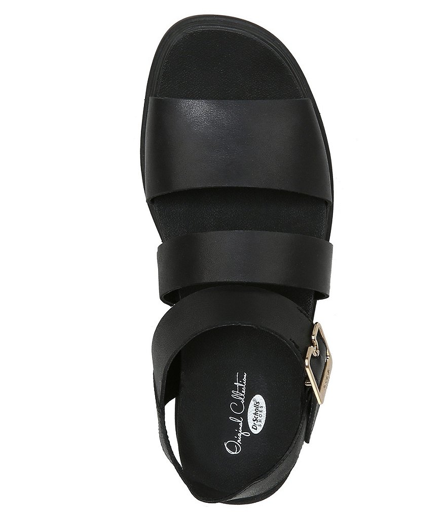 Original Collection by Dr. Scholl's Trekkie Leather Platform Sandals