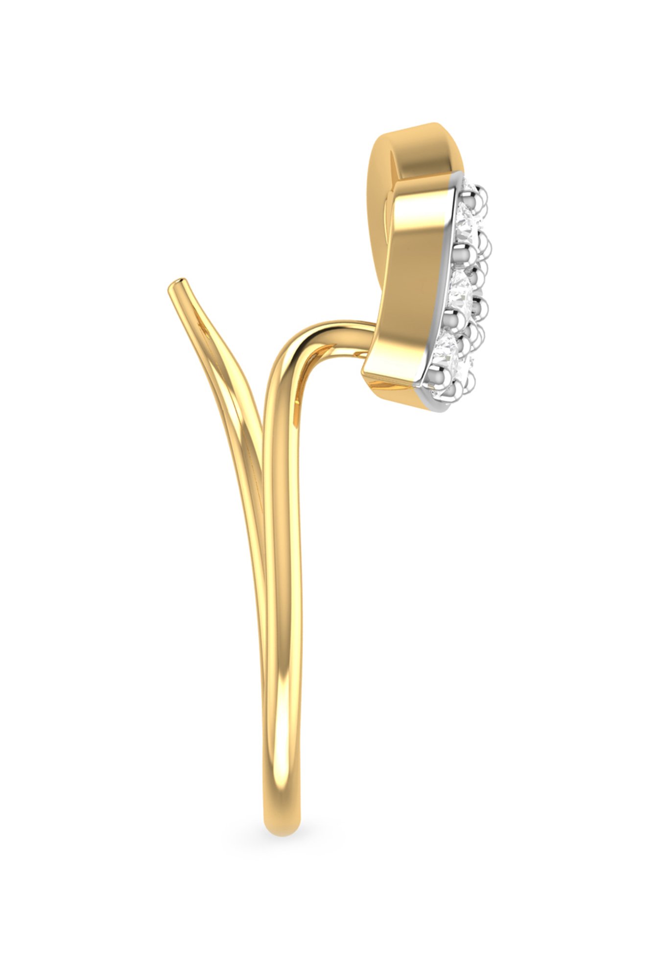 PC Jeweller Bowie 22 kt Gold Nosepin