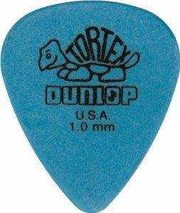 Dunlop Tortex Guitar Picks - 1.0mm - Blue - 12 Pack