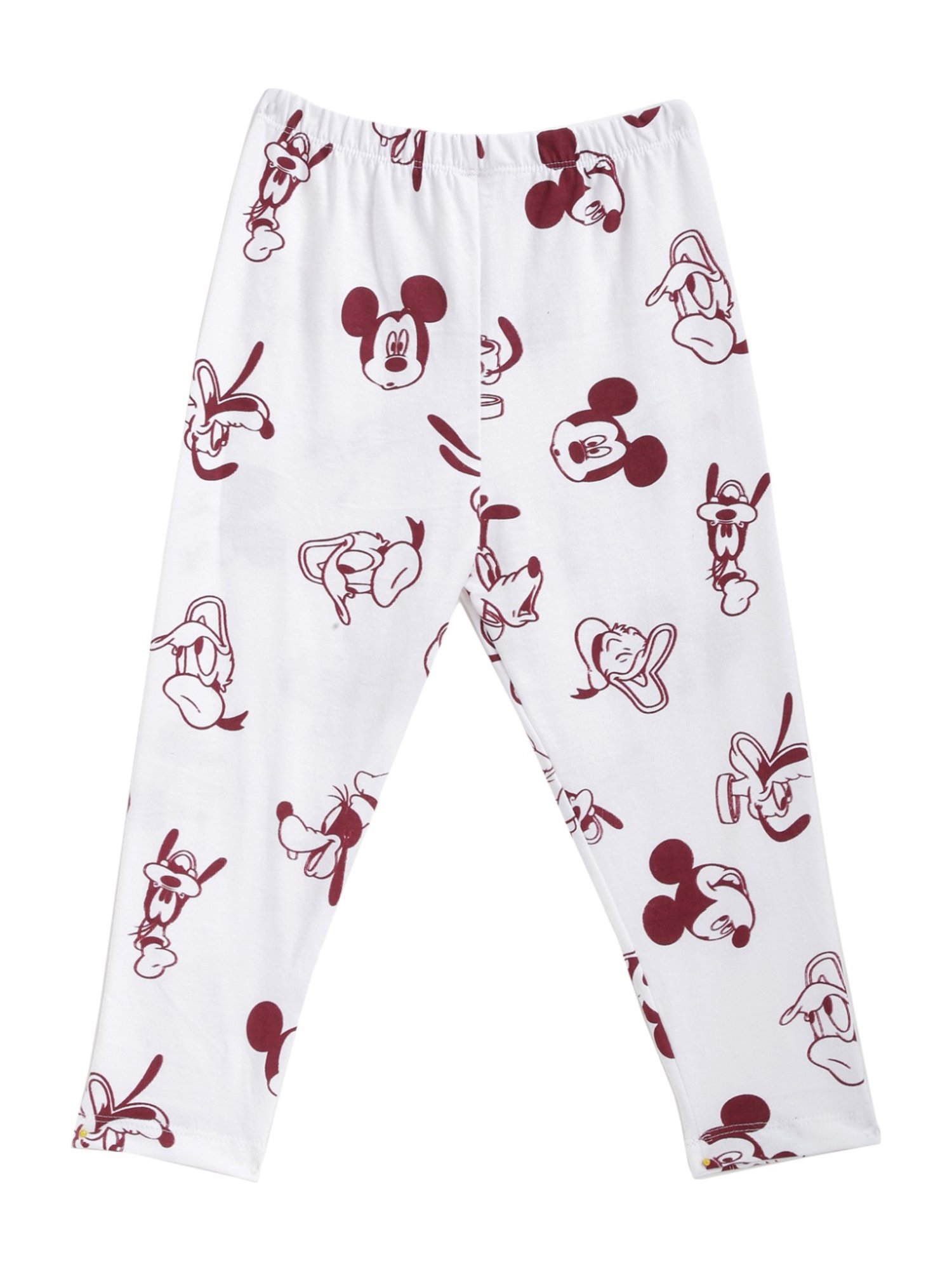 Kids Craft Maroon Cotton Printed T-Shirt & Pants