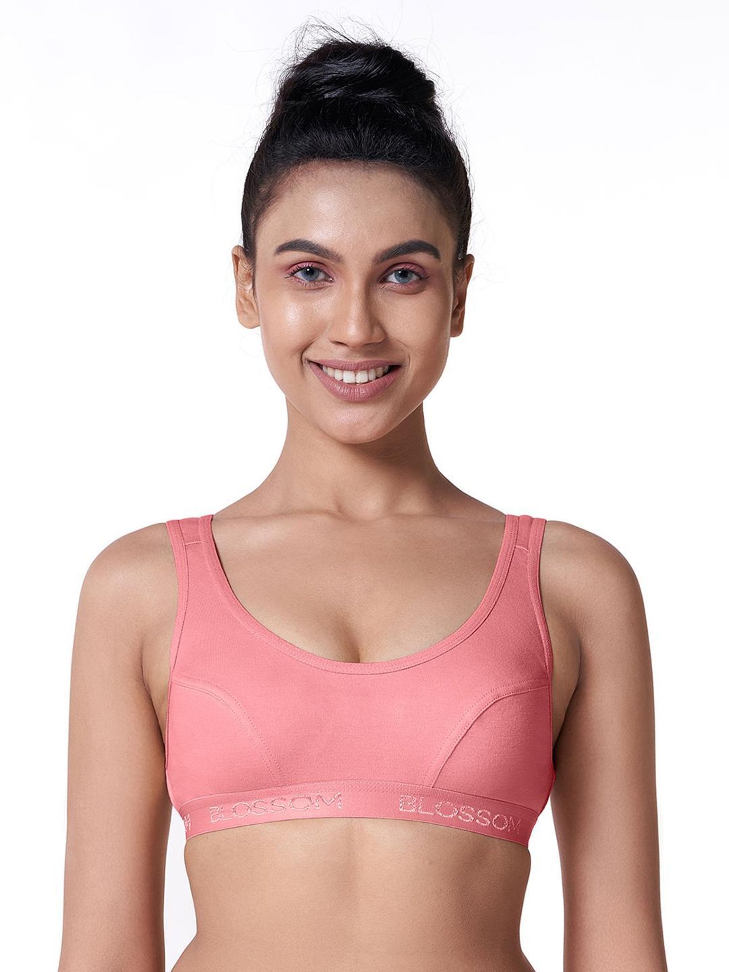 BLOSSOM Pink Full Coverage Sports Bra