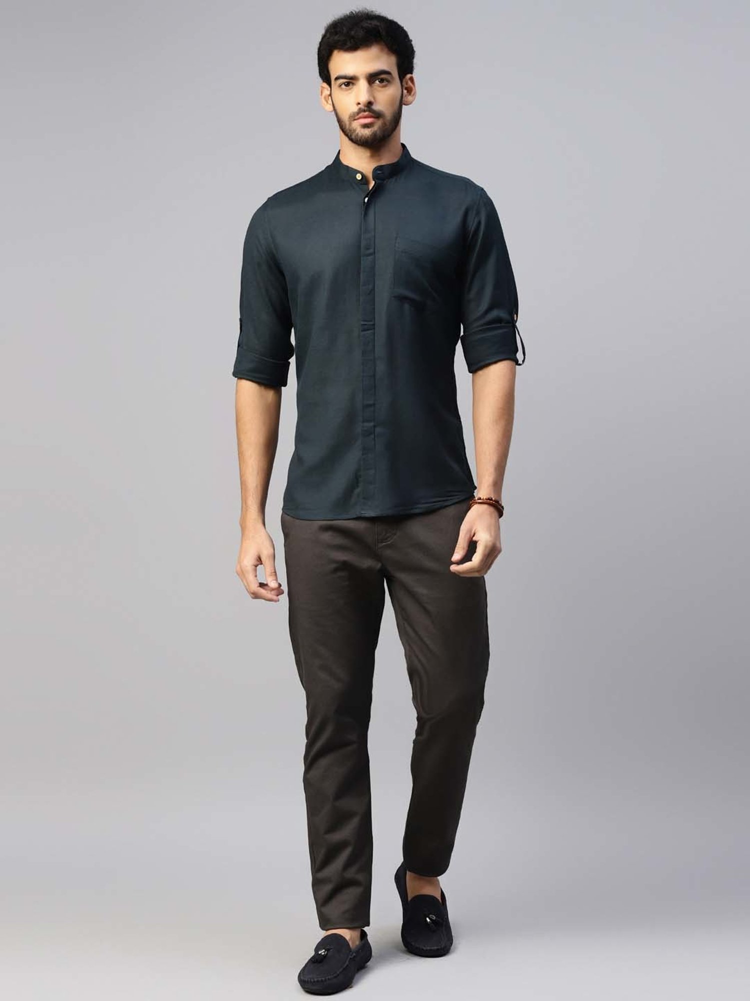 Don Vino Navy Slim Fit Shirt