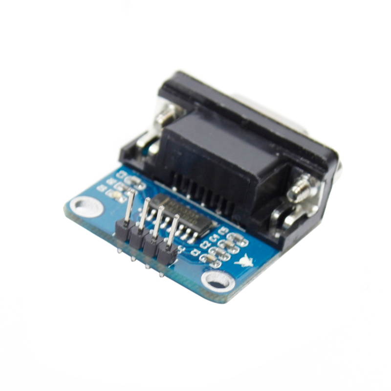 RS232 to TTL module 2 generation serial module download line brush board MAX3232 send 4 DuPont line