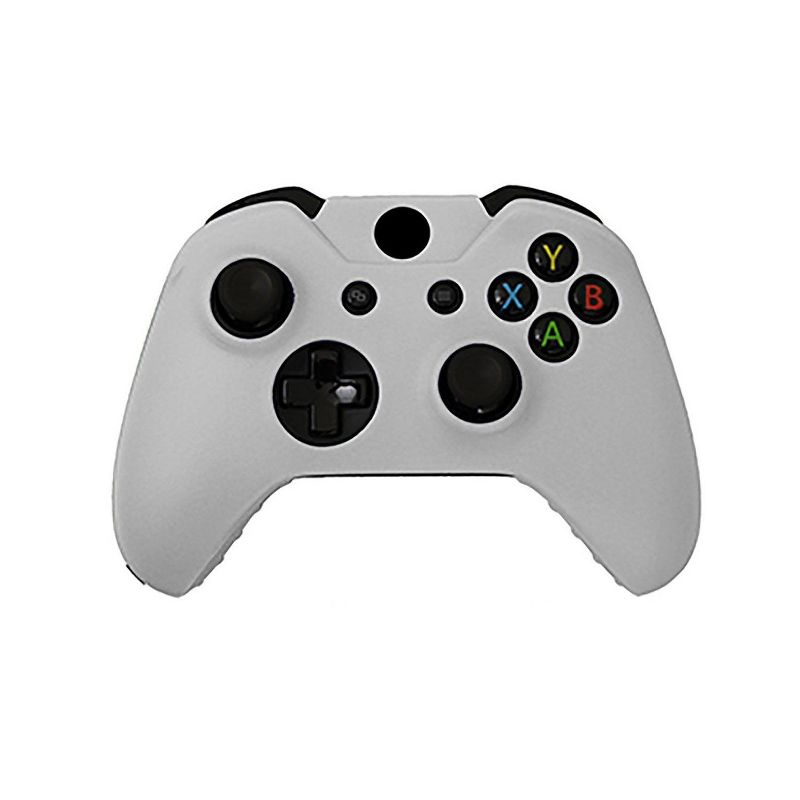 KMD Controller Silicone Grip Case Compatible with Microsoft Xbox One, White