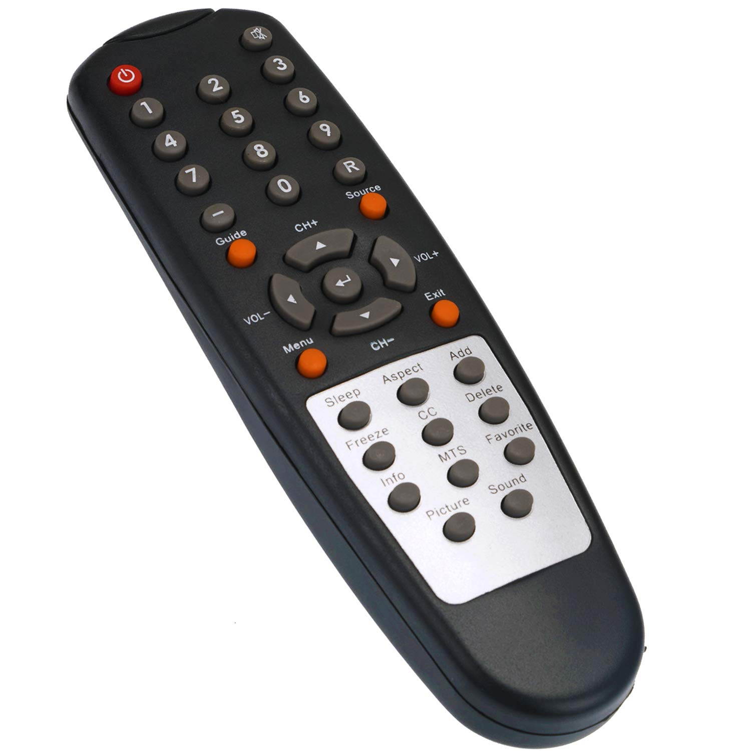 New TV Remote Control Compatible with Sceptre LCD LED Class HDTV E195BV-HD X320BV-HD X322BV-HD X370BV-HD E240BC-FHD E240LC-FHD E240PC-FHD E240RC-FHD E240WC-FHD E243CC-FHD X240BC-FHD X240BV-FHD