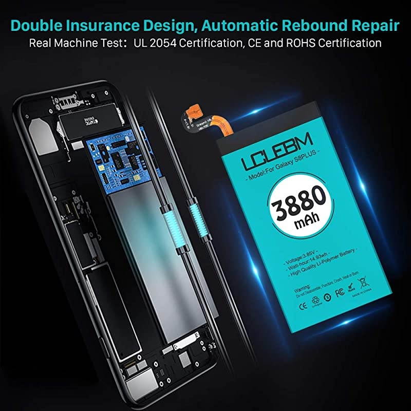 Galaxy S8 Plus Battery 3880mAh S8 Plus Battery  Battery Replacement for Samsung Galaxy S8 Plus G955 G955V G955A G955T G955P G955F S8 Plus Battery Replacement with New Replacement Kits
