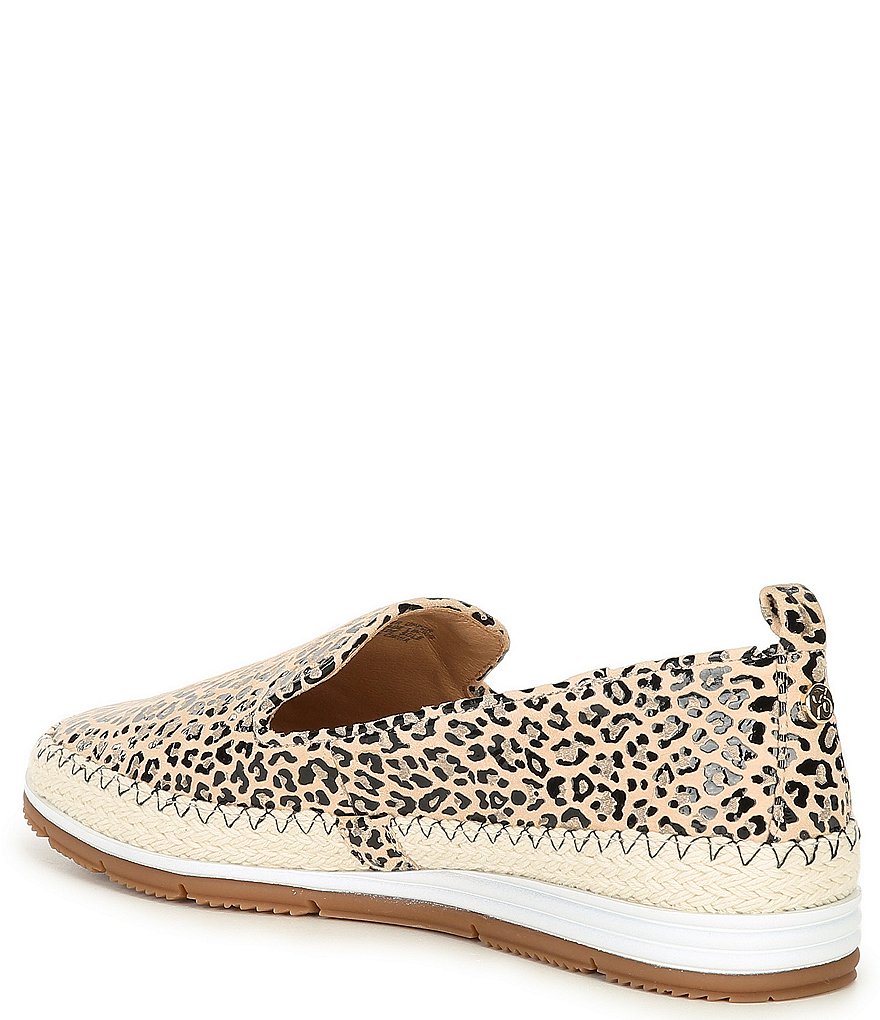 Alex Marie Raanata Leopard Print Espadrille Slip-Ons