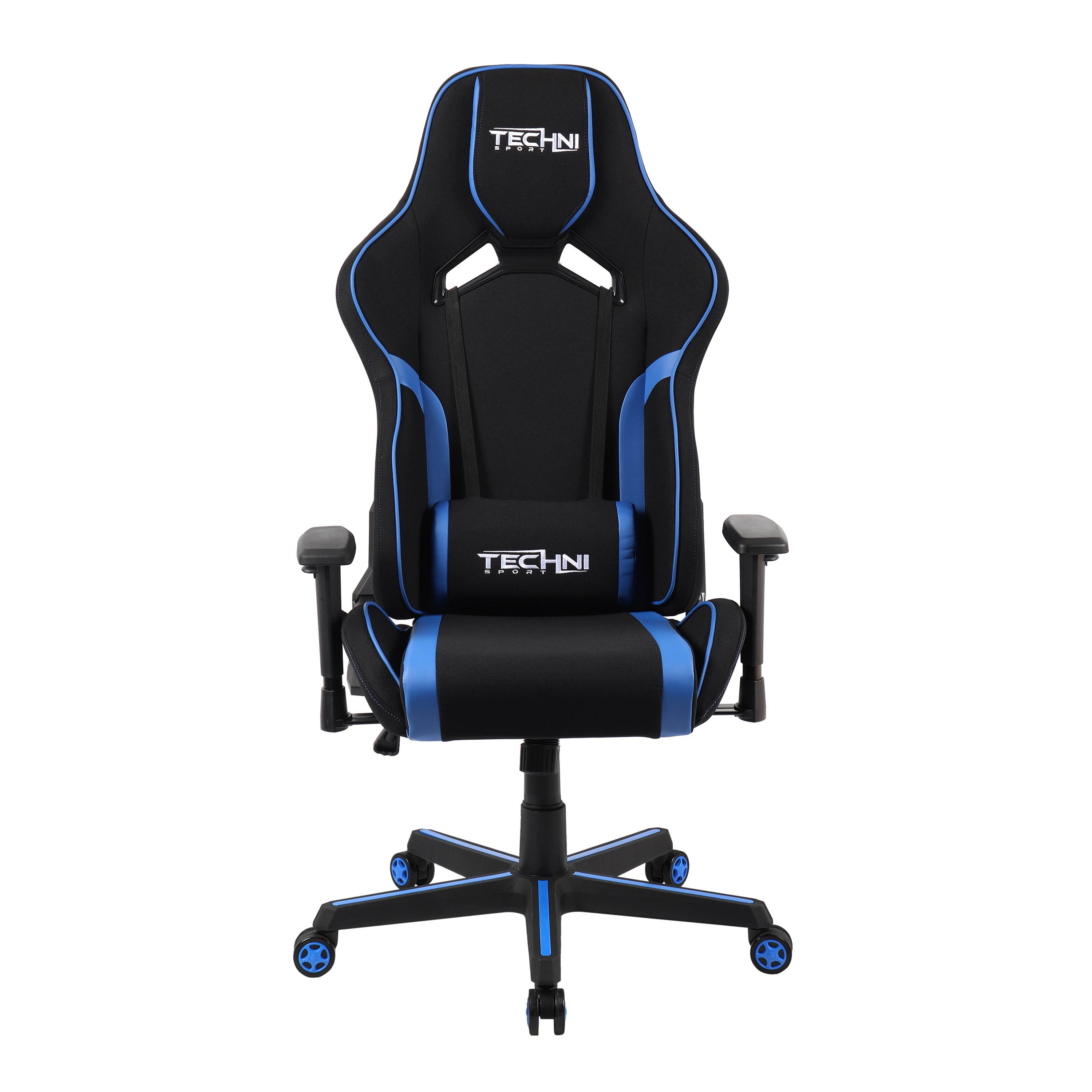 TechniSport TSF-71 Fabric Office-PC Gaming Chair, Blue