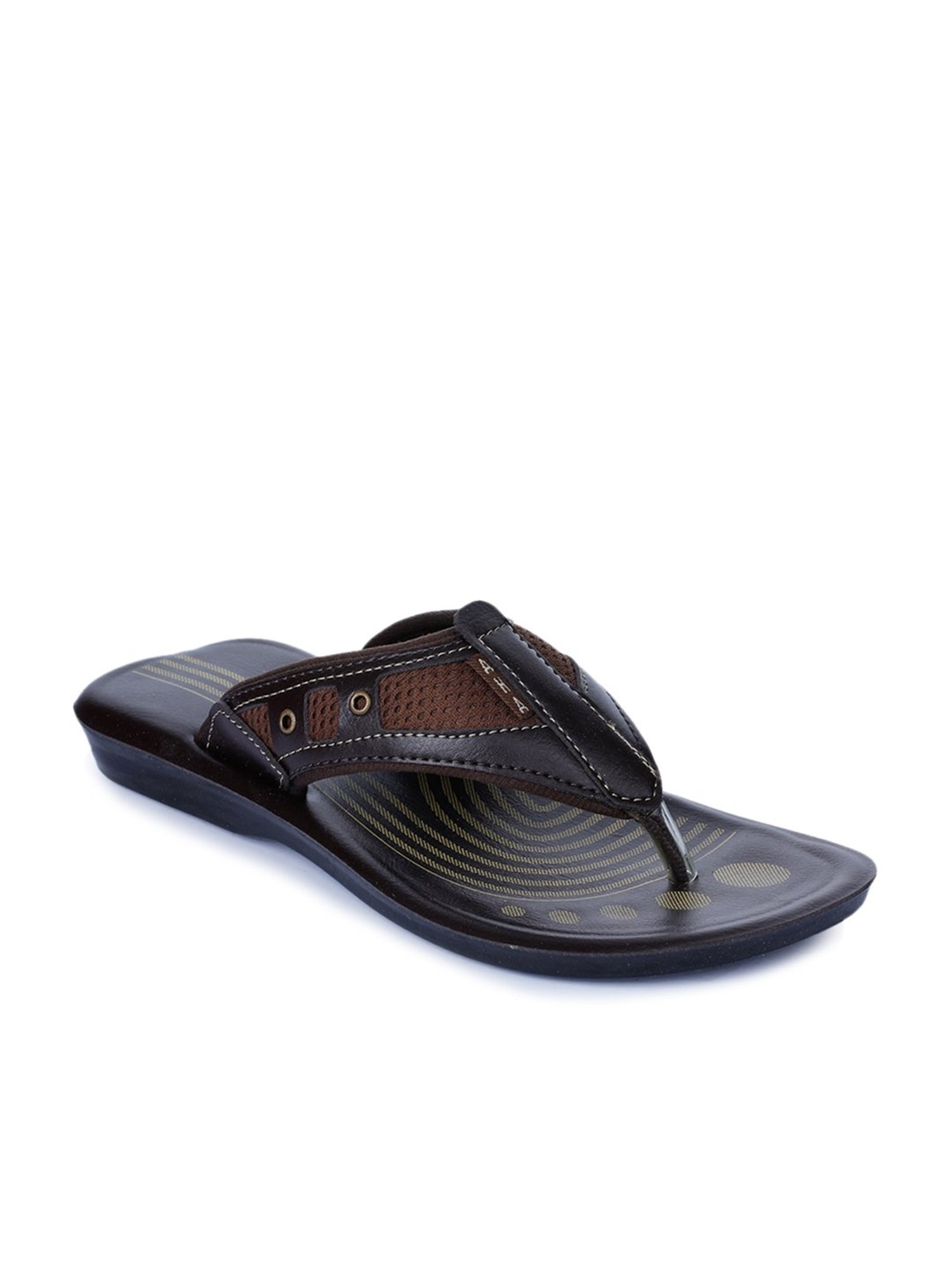 Aha by Liberty Men's Brown Thong Sandals