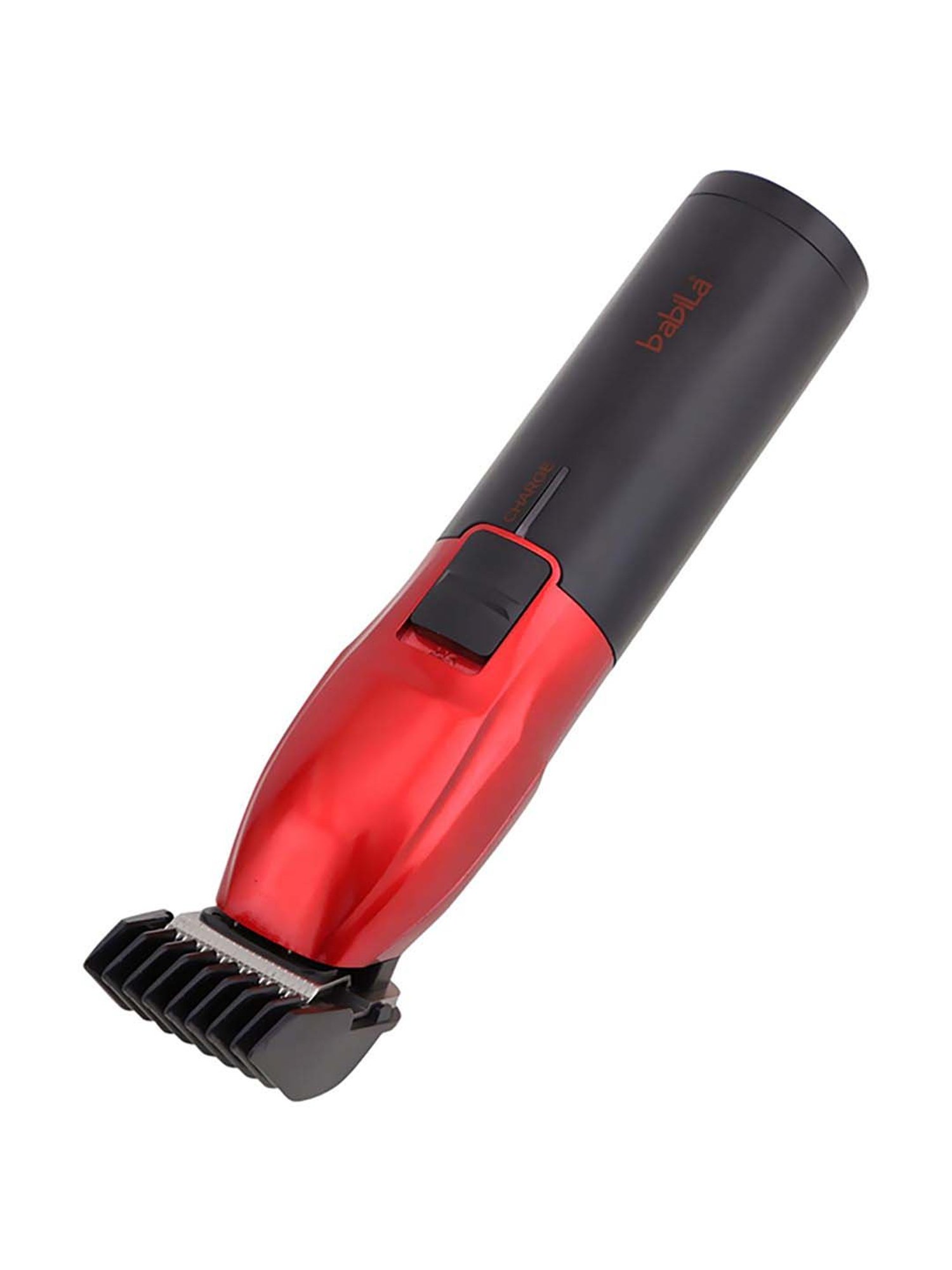 Babila BBT-E59 Hunk Beard Corded and Cordless Trimmer - 45 Mins Runtime (Red)