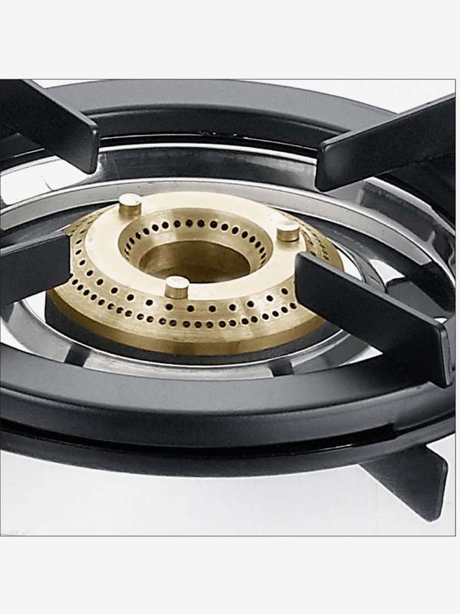 Pigeon Blackline Smart Black Glass Manual Gas Stove (2 Burners)