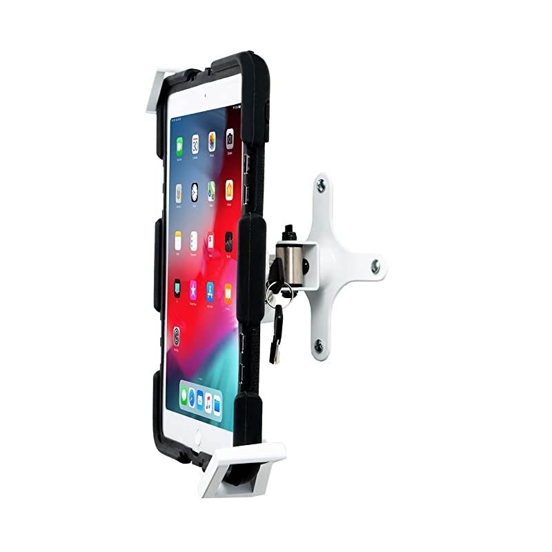 Security VESA and Wall Mount for 7Inch to 14Inch Tablets White