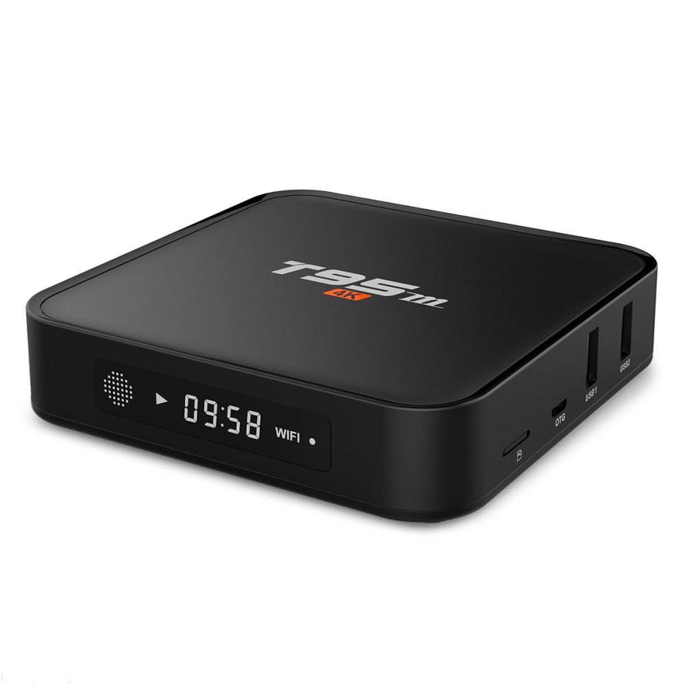 BIGFOX T95M Android 6.0 Google Internet Tv Box With S905X Quad Core 64Bit 1GB 8GB 2.4GHz WiFi Support 4K HD (T95M)