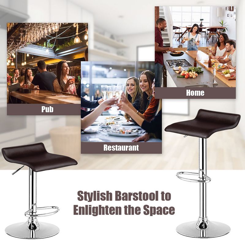Ladder Barstool Seat Black - Riverstone Furniture Collection