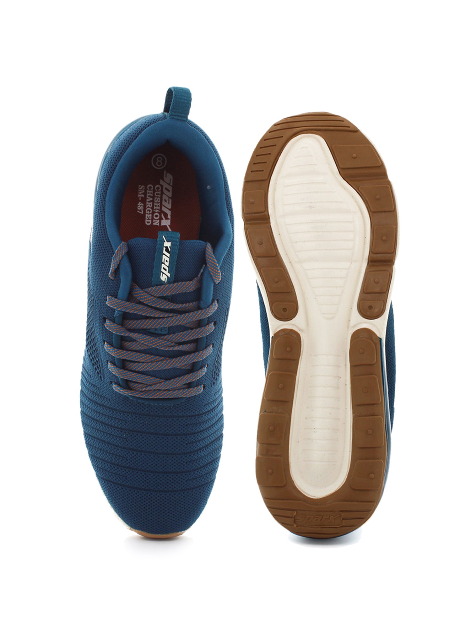 Sparx Teal Blue Walking Shoes