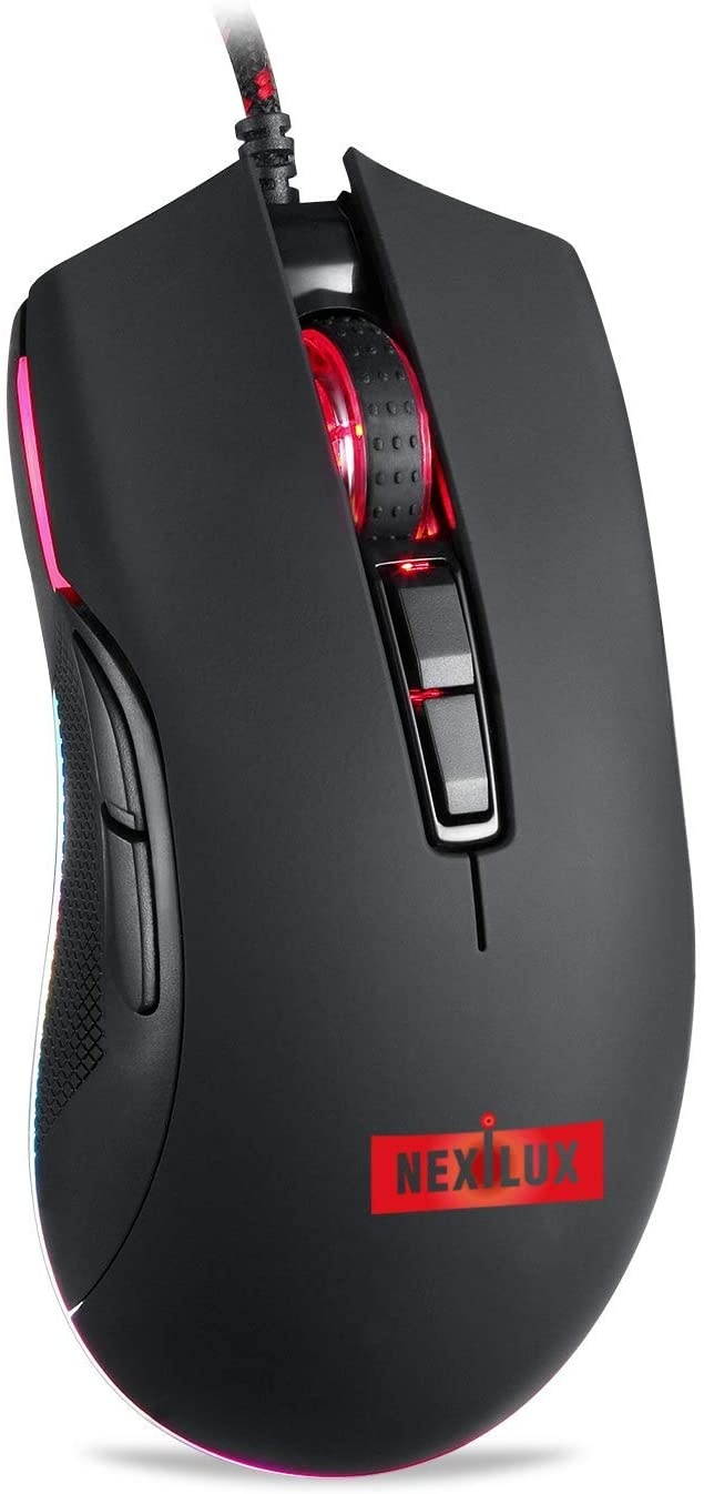 NEXiLUX Pro Gaming Keyboard and Mouse Combo Compatible with Playstation 4, Playstation 3, Xbox One, Xbox 360, Switch, Switch Lite and PC, NXL-95237