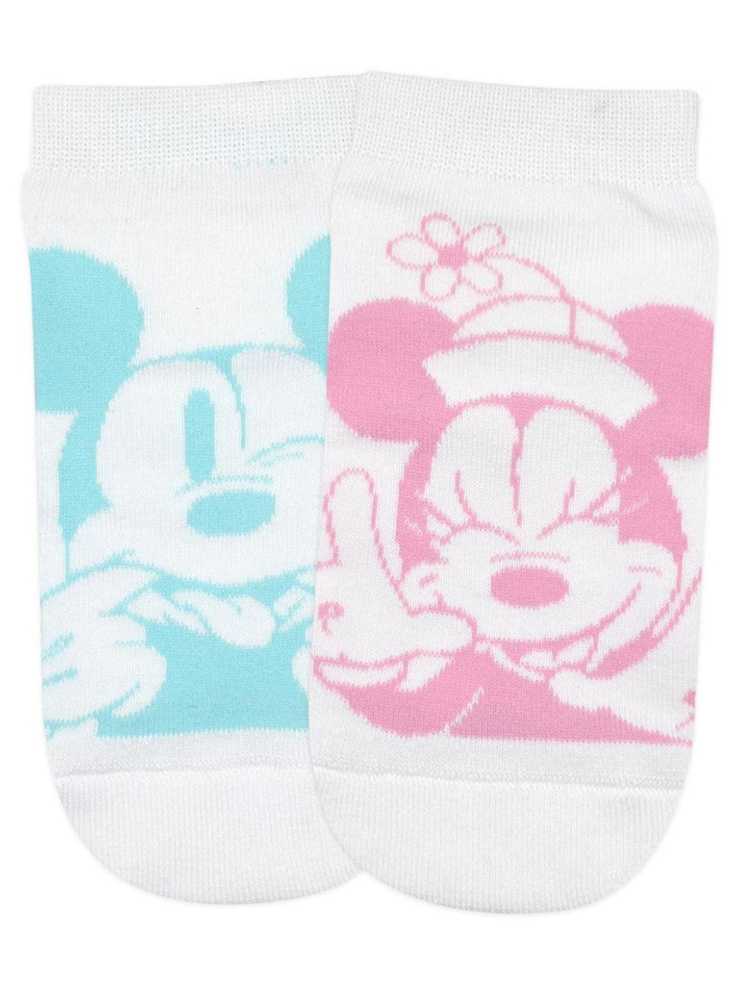 BALENZIA White Cartoon Socks (Pack of 2)