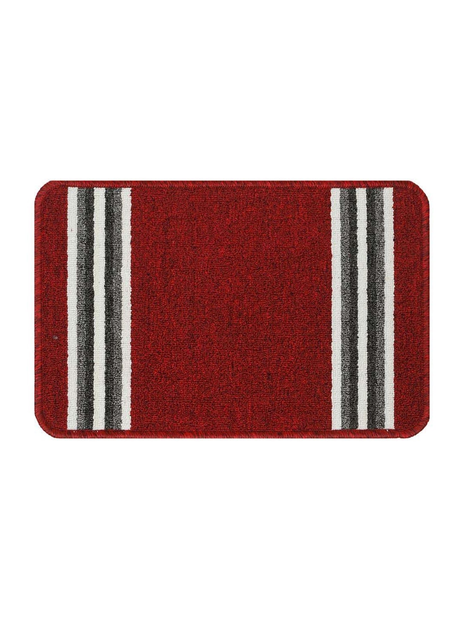 Saral Home Black Jute 1791 GSM Door Mat - Set of 1