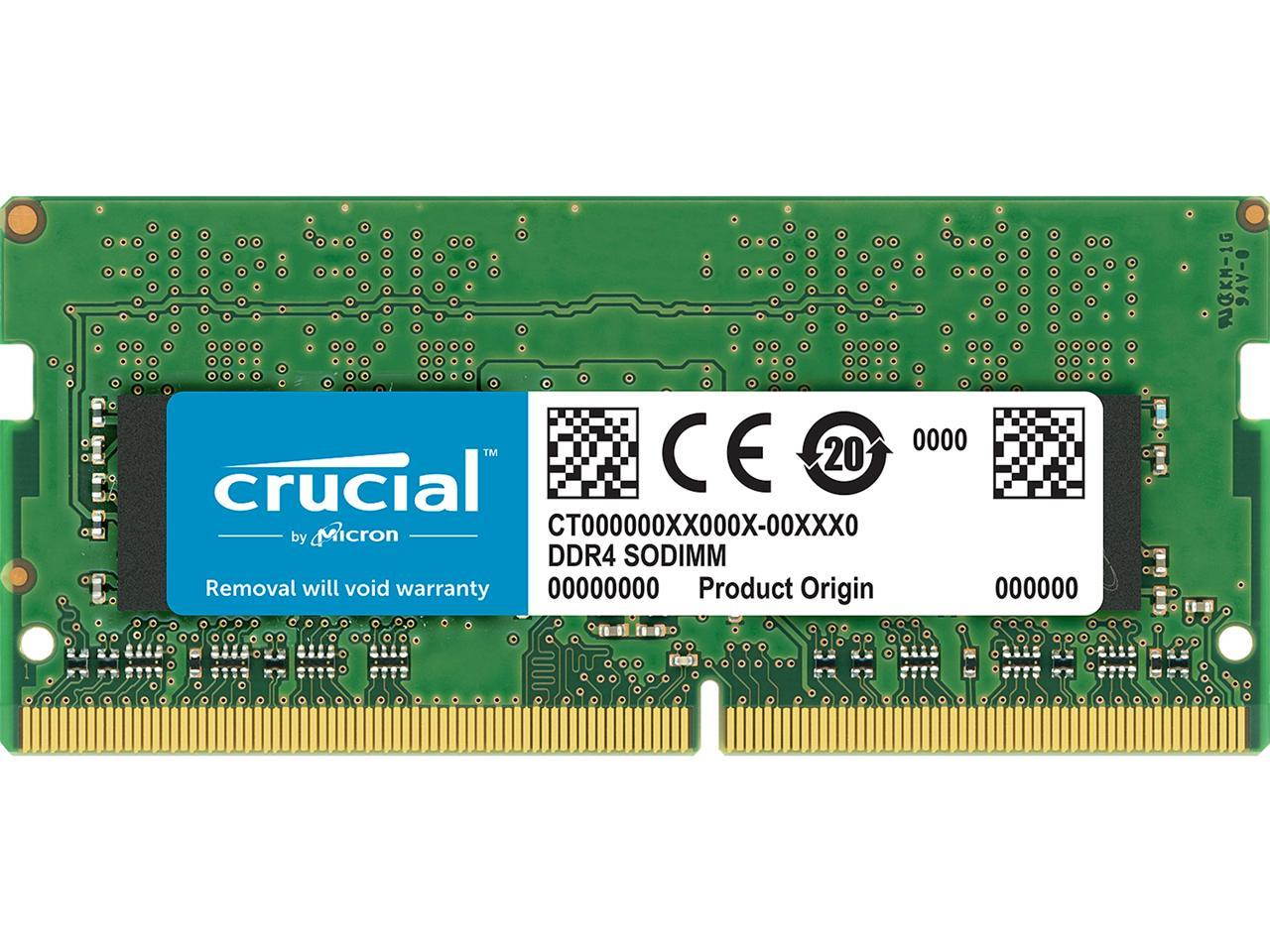 Crucial 16GB 260-Pin DDR4 SO-DIMM DDR4 2666 (PC4 21300) Laptop Memory Model CT16G4SFD8266
