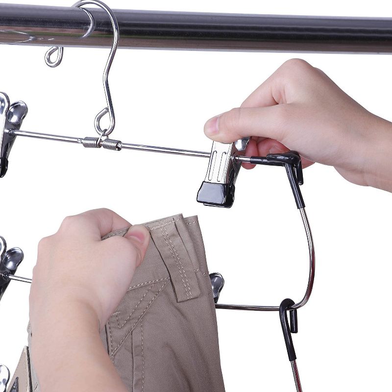 StorageWorks (Set of 2) 3-Shelf Hanging Closet Organizers Gray