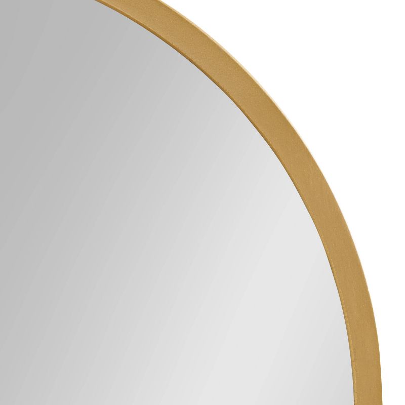 16" x 47" Valenti Tall Framed Arch Mirror Gold - Kate and Laurel