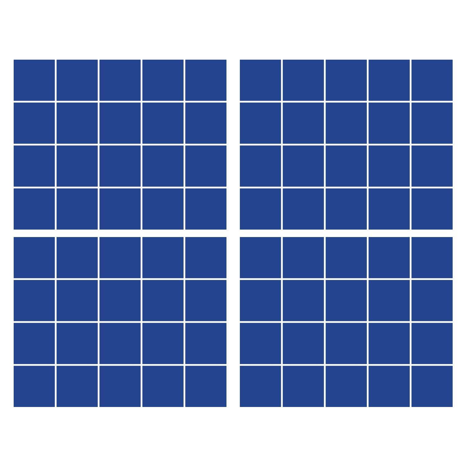 LiteMark 5.5 Inch Golden Yellow Square Decals - Pack of 8