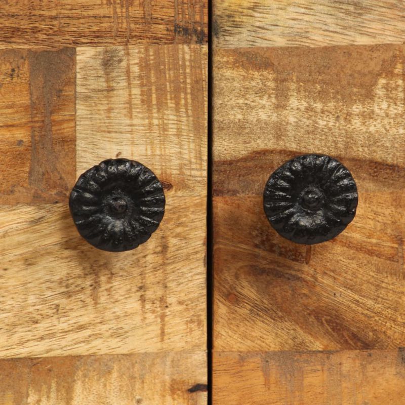 vidaXL Solid Mango Wood TV Cabinet Living Room Lowboard Sideboard Storage