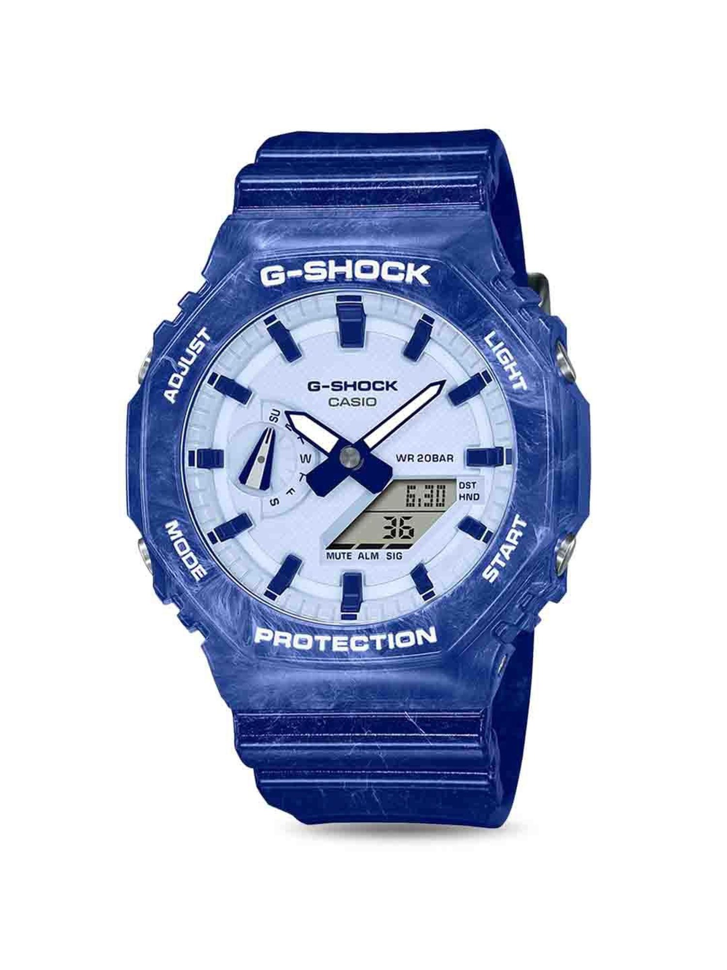 Casio GA-2100BWP-2ADR G-Shock Analog-Digital Watch for Men (49 mm)