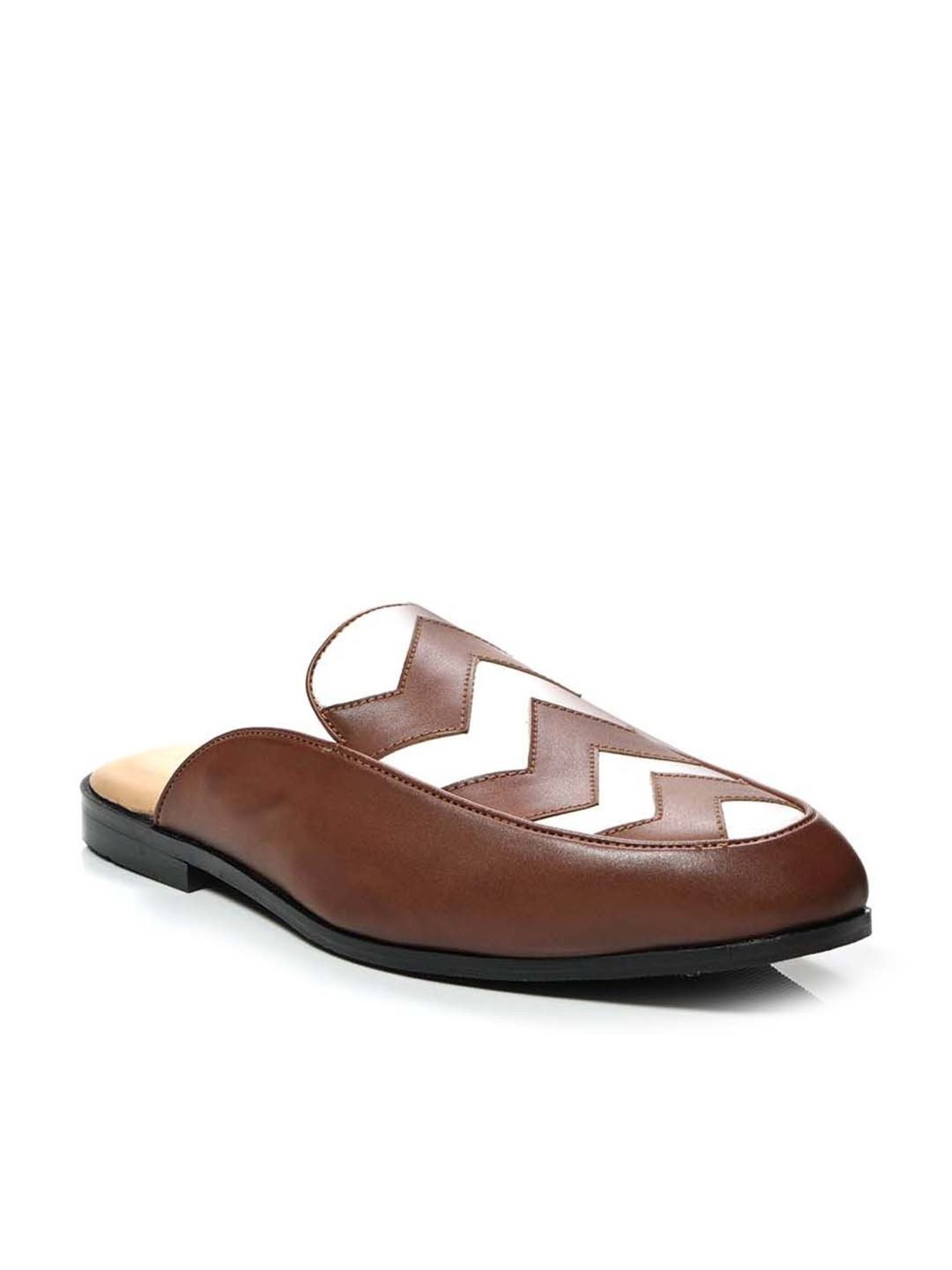 Griffin Men's Tan Mule Shoes