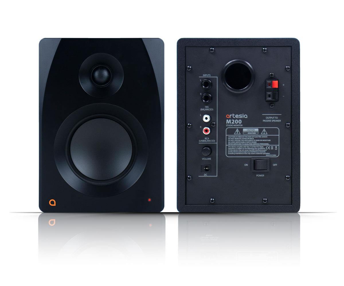 Pair of Artesia M200 30-Watt Compact Active 2.0 Studio Monitor Speakers with 4-inch Woofer