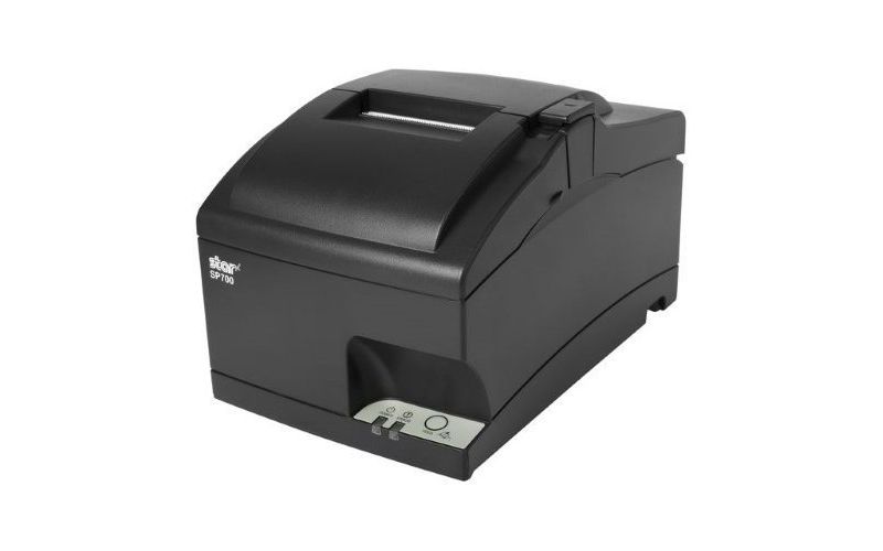 Star Micronics SP742ME Ethernet (LAN) Impact Receipt Printer with Auto-cutter and Internal Power Supply - Gray