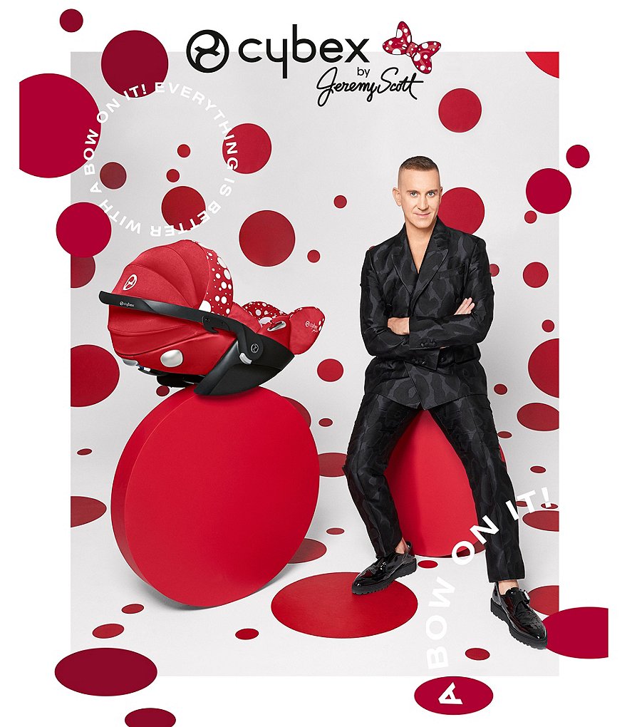 Cybex Cloud Q SensorSafe Infant Car Seat - Petticoat Red by Jeremy Scott