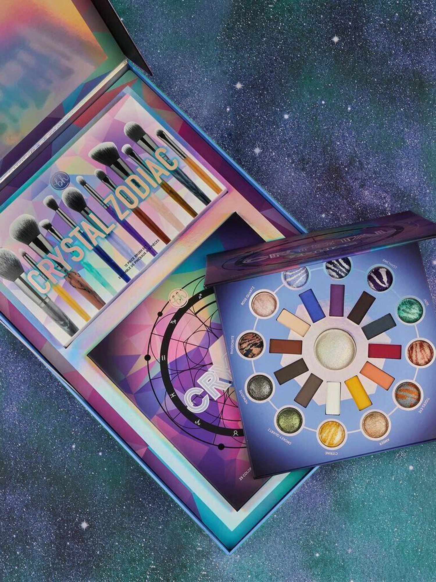 BH Cosmetics Crystal Zodiac Eyeshadow & Highlighter Palette - 27 gm