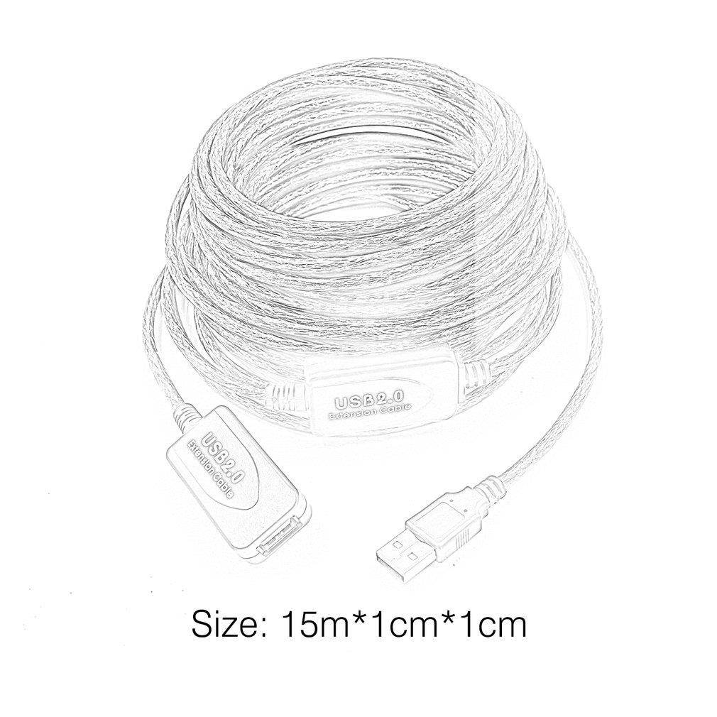 USB2.0 Extension Cable Signal Amplification Extension Cable Wireless Network Card Extended Cable Extended Line With Chip