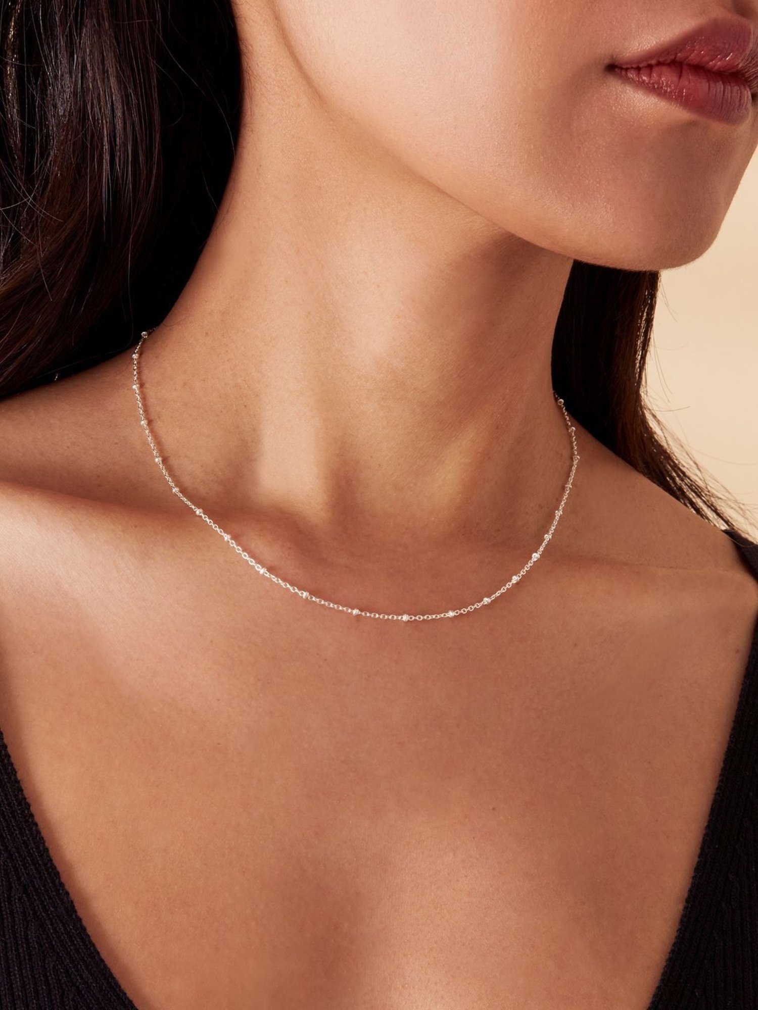 Accessorize London Women's 925 Sterling Silver Bobble Necklace