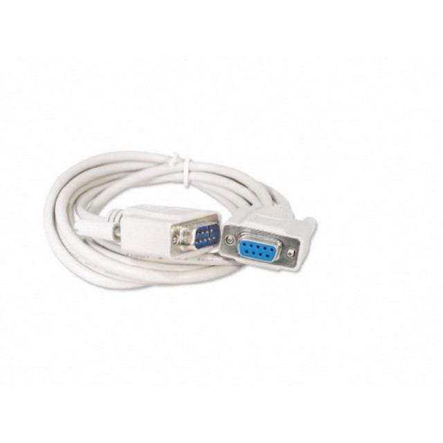ycs basics 6 foot db9 9 pin serial / rs232 male / female extension cable