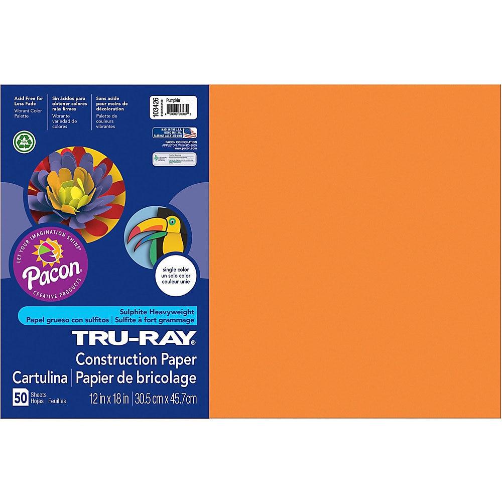 Tru Ray 12 X 18 Pumpkin 50 Sht